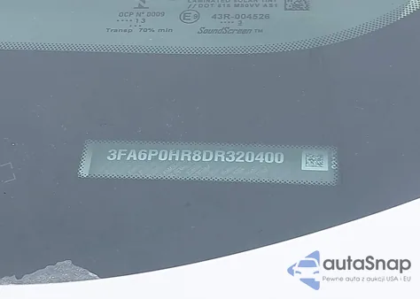 2013 Ford Fusion Se from USA, damaged, VIN 3FA6P0HR8DR320400